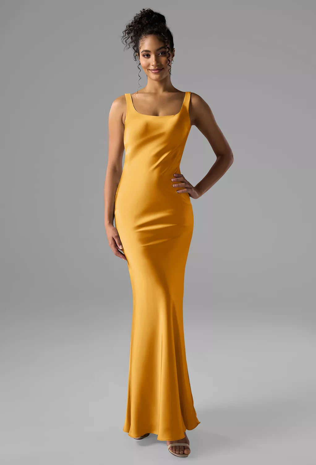 AW Armaan Mango  Cocktail Wedding Guest Dresses